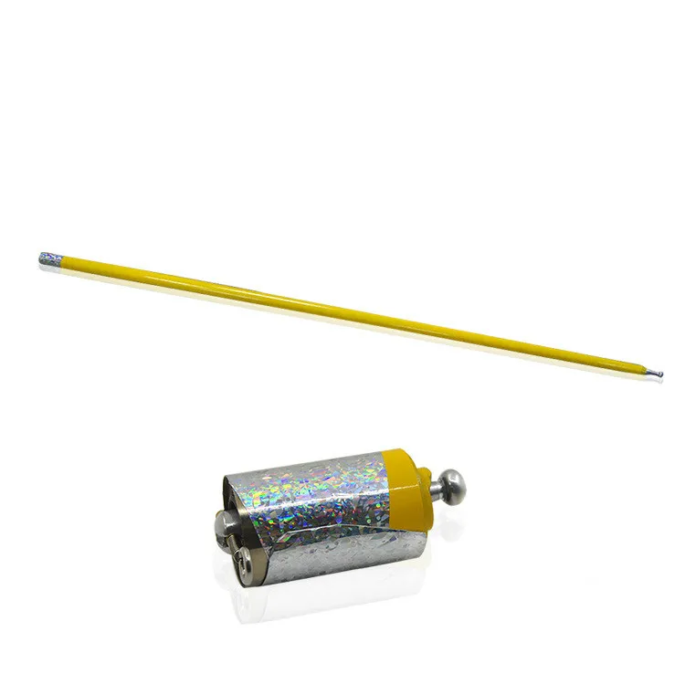 yellow 110cm 110 см/150 см металлическая появляющаяся трость может выбрать цветные волшебные палочки для профессиональной Волшебная сцена уличные иллюзионные аксессуары - Цвет: yellow 110cm