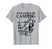 id rather be camping bushcraft t shirt