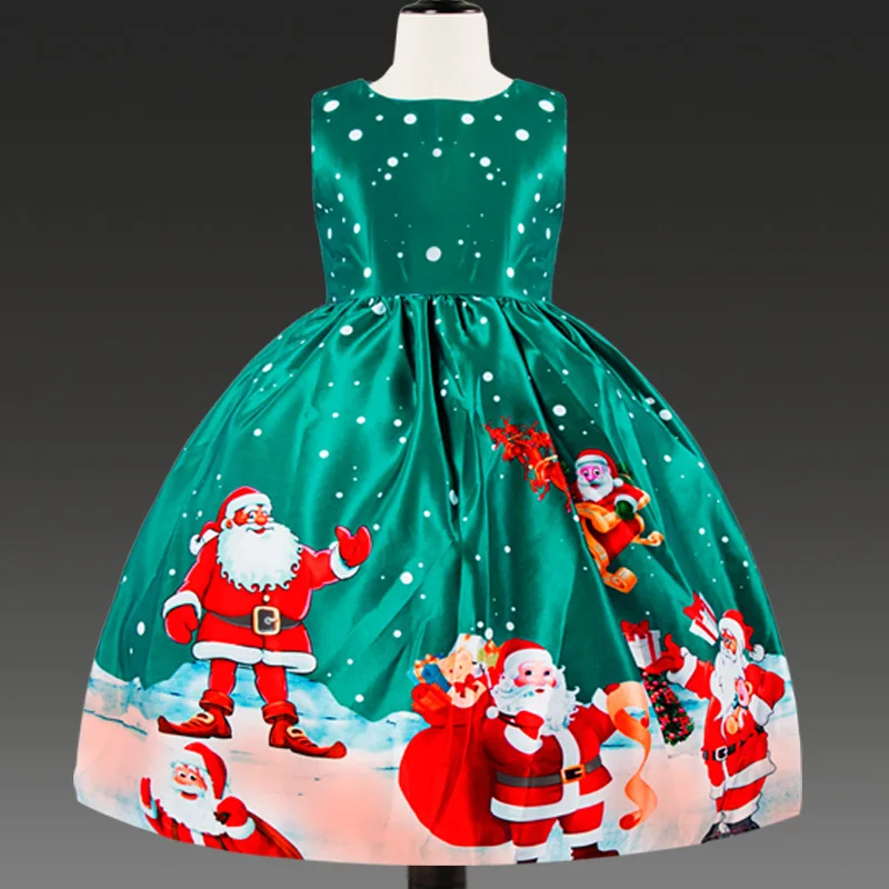 2019 Hot Sale Christmas Princess Dress for Girls Summer Tutu Wedding Birthday Dresses Costume Prom Design | Свадьбы и торжества