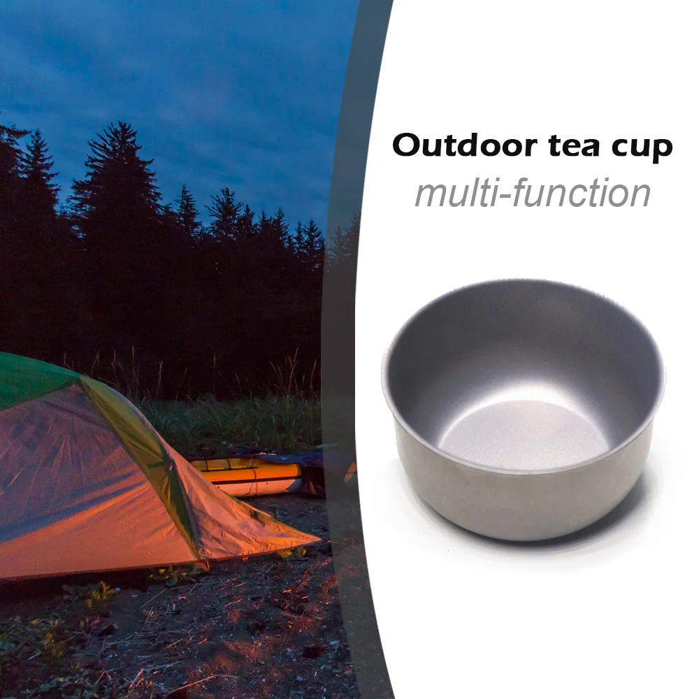 

1PC Portable Cup Pure Titanium Small Tea Cup Wine Glass Portable Lightweight Wine Cup for Outdoor Events Picnics Travel Camping