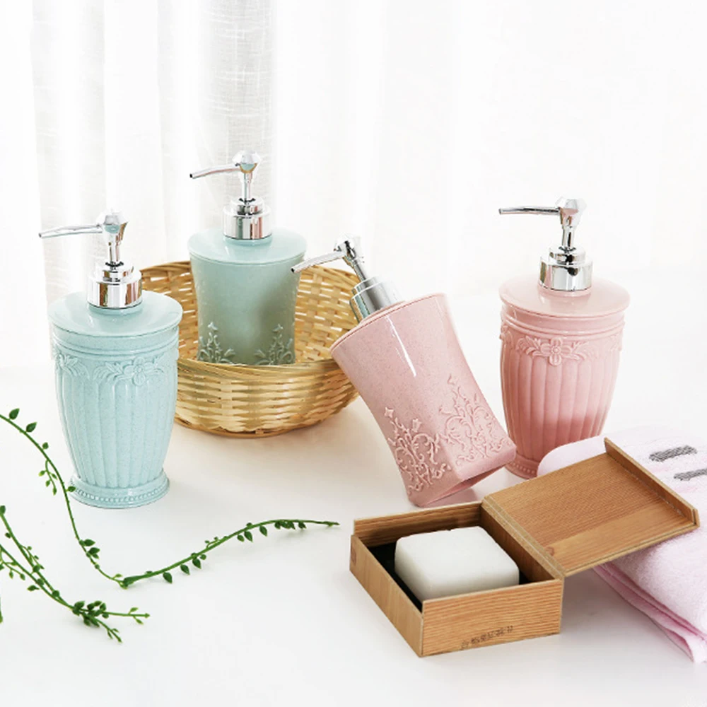 400 мл Ручной портативный многоразовый флакон с прессом пустая дорожная упаковка