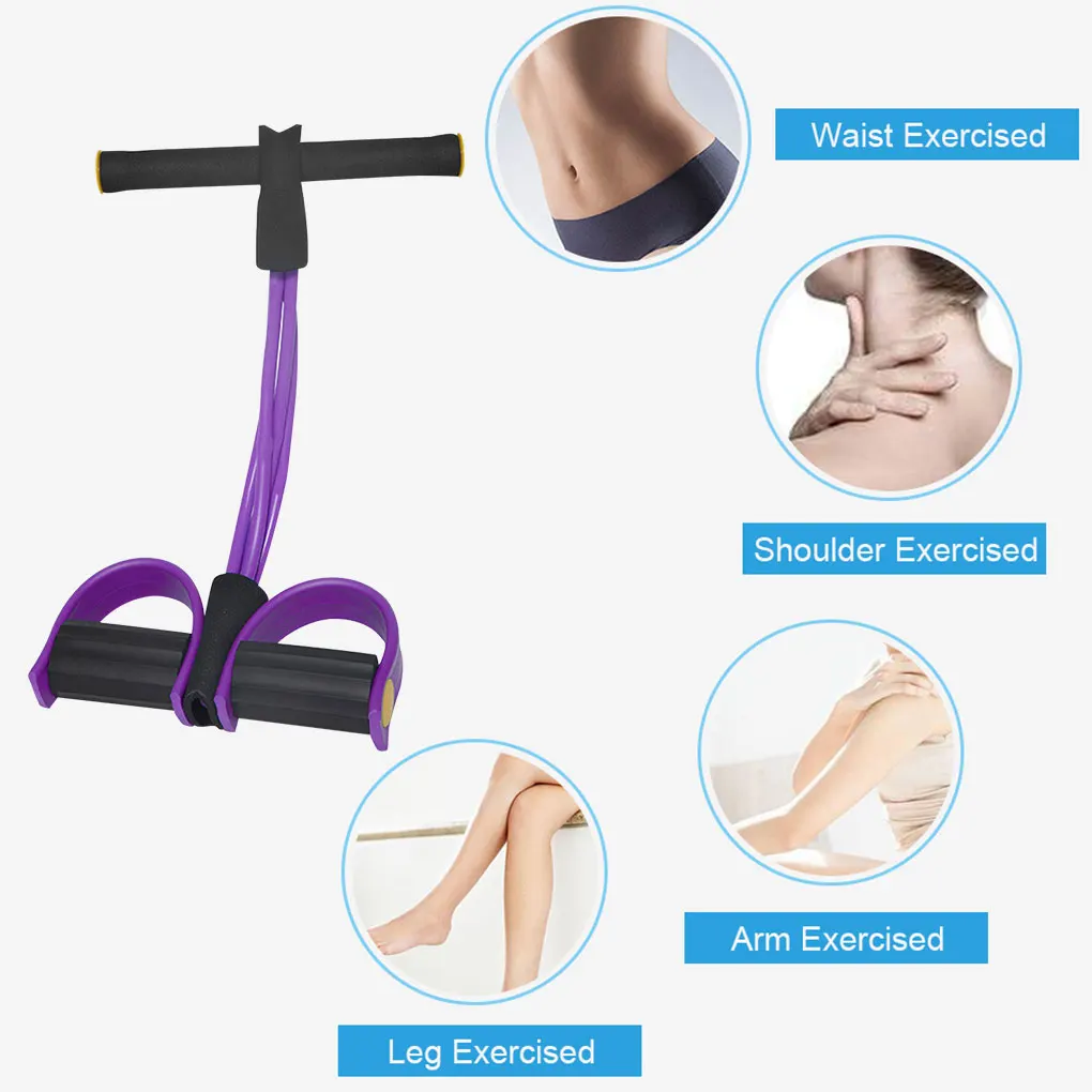 Эластичный резиновый тренажер для живота эластичная лента домашнего спортзала