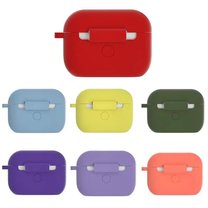 

Silicone Bluetooth-compatible Earphone Case Protective Cover Box for Apple Airpods Pro