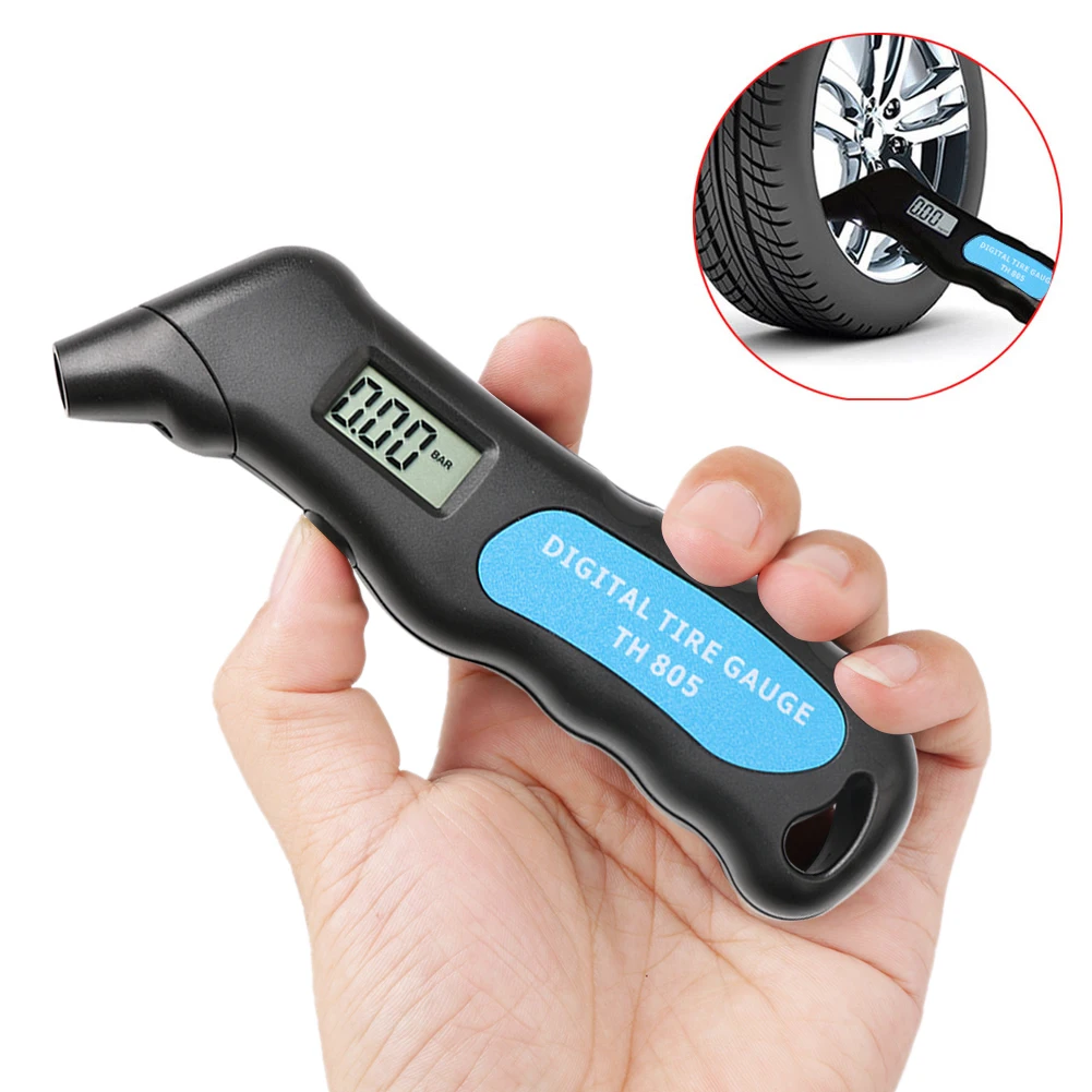 

TG105 Digital Car Tire Tyre Air Pressure Gauge Meter LCD Display Manometer Barometers Tester for Car Truck Motorcycle Bike
