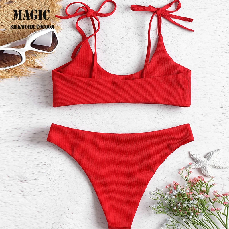 Женский сексуальный купальник на шнуровке купальный костюм новинка 2018 комплект