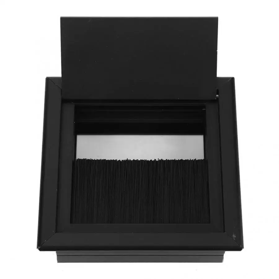 2 шт. прямоугольная крышка с отверстием для кабеля из алюминиевого сплава