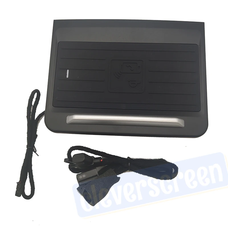 new wireless charger for audi q5l cordless charging board armrest box phone holder for iphone charge case free global shipping