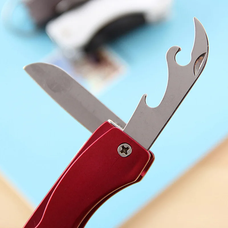 Универсальный нож 2 в 1 шариковая ручка открывалка для бутылок ручные складные