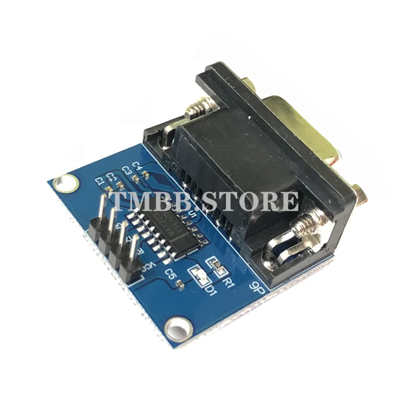 Serial module RS232 to TTL with transceiver indicator 232 level | Электроника