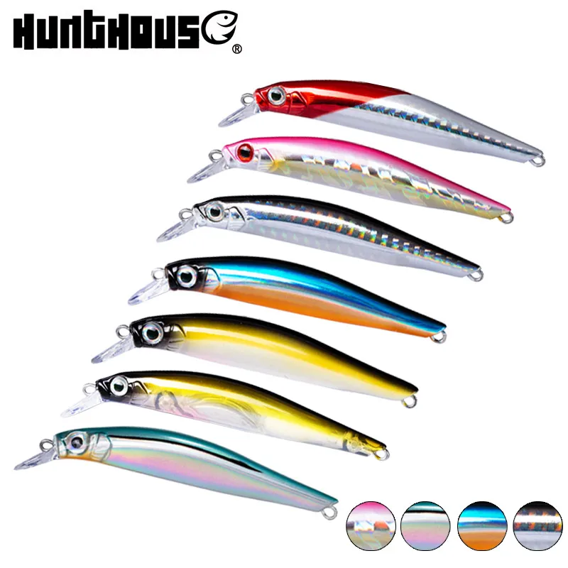 Хунтхаус 7 шт. художественная рыболовная приманка для форели тихая Джеркбейт