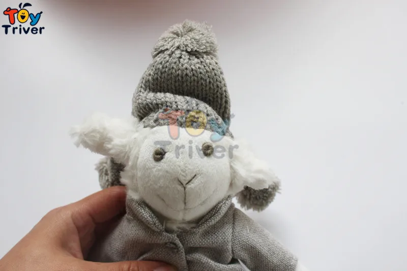 Кавайная овечка ягненок вязаные плюшевые игрушки ручной работы мягкие животные