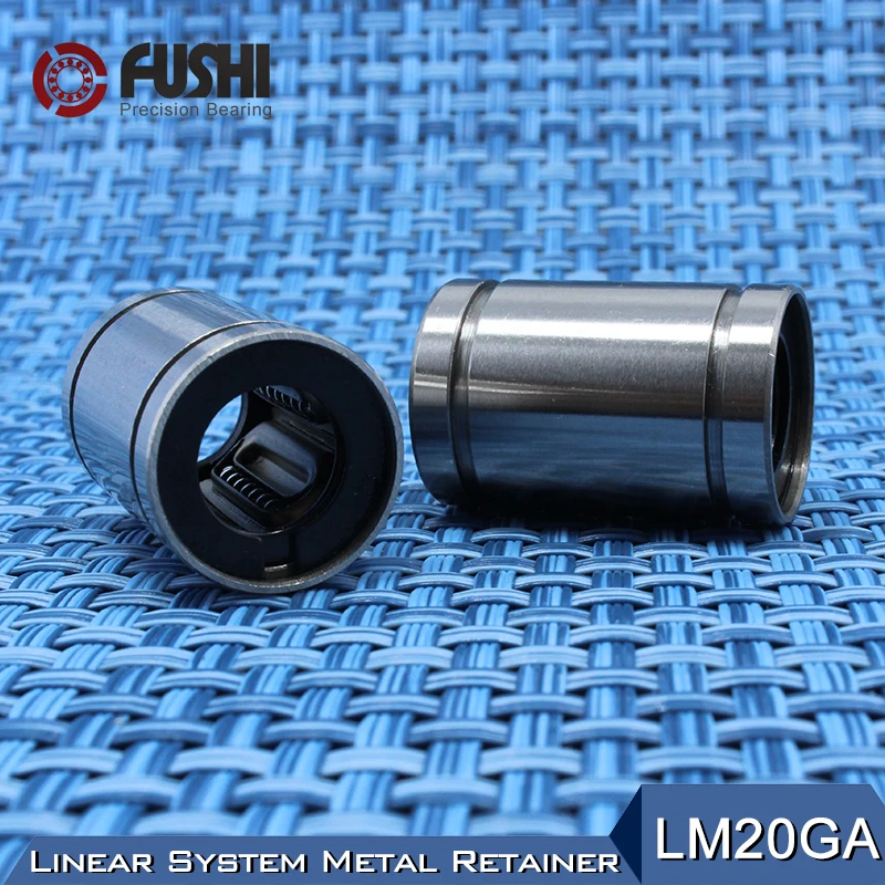 

LM20GA Linear Ball Bearings 20x32x42mm ( 1 PC ) CNC Metal Steel Retainer Linear Bushing LM20UU Shaft 20MM LM20 GA Bearing
