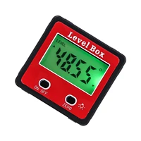 2 key digital inclinometer level box protractor angle finder gauge meter measuring sloping roof angles