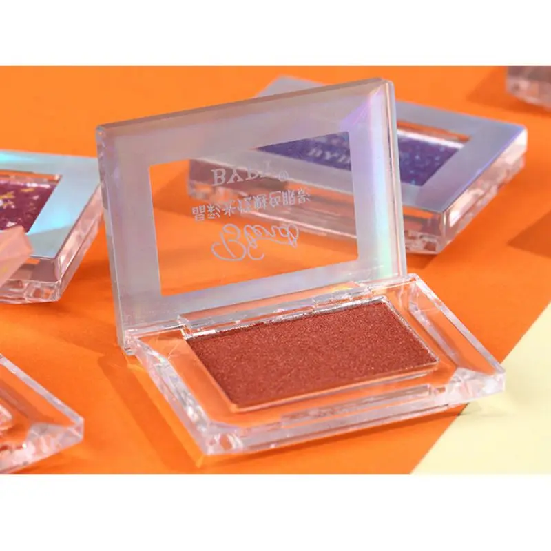 Модные тени для век 6 цветов прессованный блеск макияж продукт мерцающий один