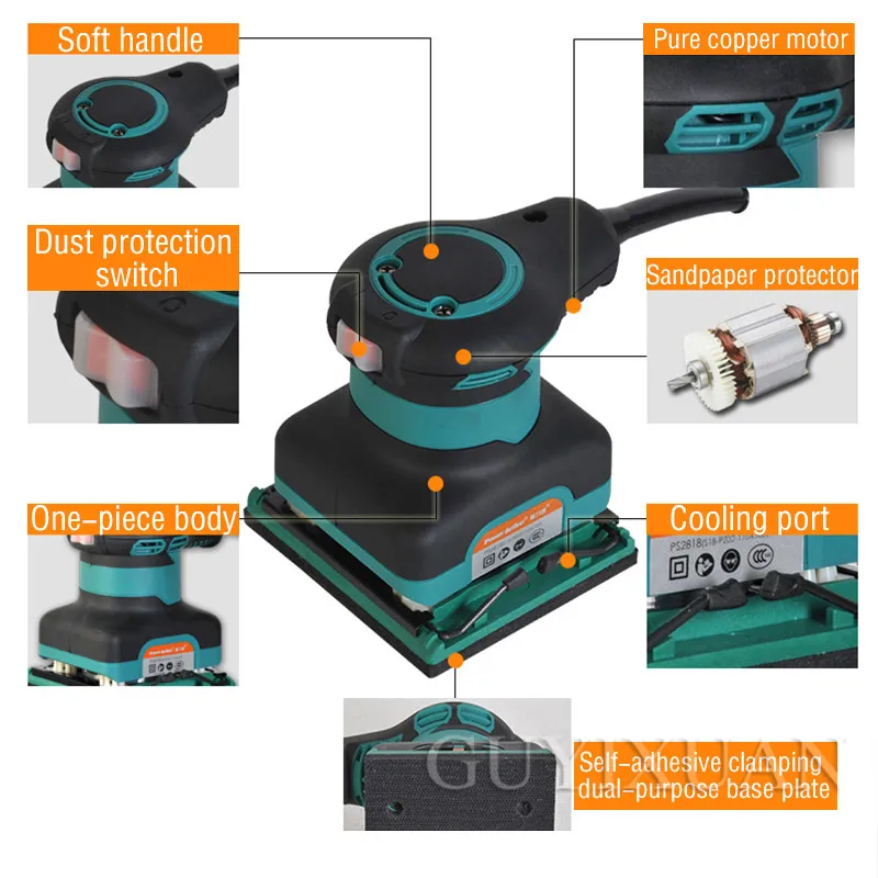

Furniture putty wood floor electric grinding and polishing machine woodworking plane grinding machine sandpaper machine