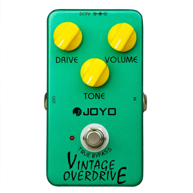 JOYO JF-01 Overdrive Effect Pedal Classic Vintage Overdrive Pedal for Electric Guitar Pedals Tube Screamer True Bypass