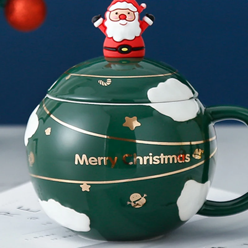 

Креативная Милая керамическая кружка, кружка для кофе, кружка для молока с ложкой, крышки, чашка для кофе и чая, вместительные кружки для вод...