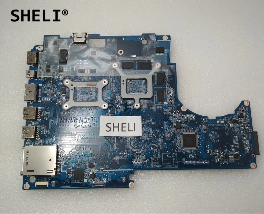 SHELI для Dell 15z L511z телефон ПК системная плата с Φ DASS8BMBAE1 материнская ноутбуков 5RPKT |