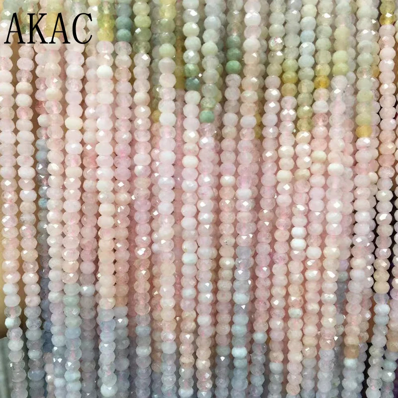 

Approx2-2.5*3-4mm 100% Natural labradorite faceted rondelle loose beads for diy making design