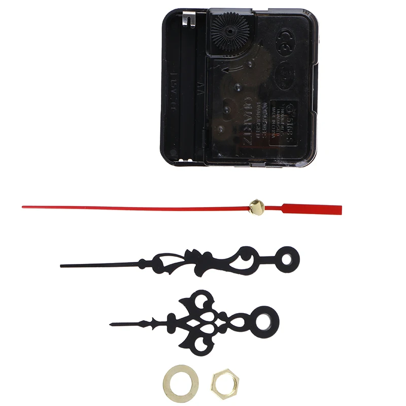 1 компл. Бесшумные кварцевые часы механизм DIY Kit батарея питание ручной