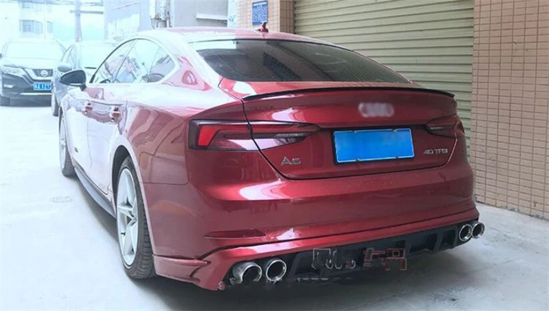 Спойлер из углеродного волокна для AUDI A5 S5 RS5 B9 Sportback купе 2017 2018 2019 2020 2021 крыло