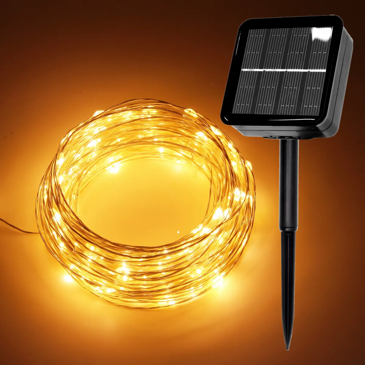 Светодиодные наружные солнечные лампы/USB 10 м/20 м/30 м светодиодные гирлянды