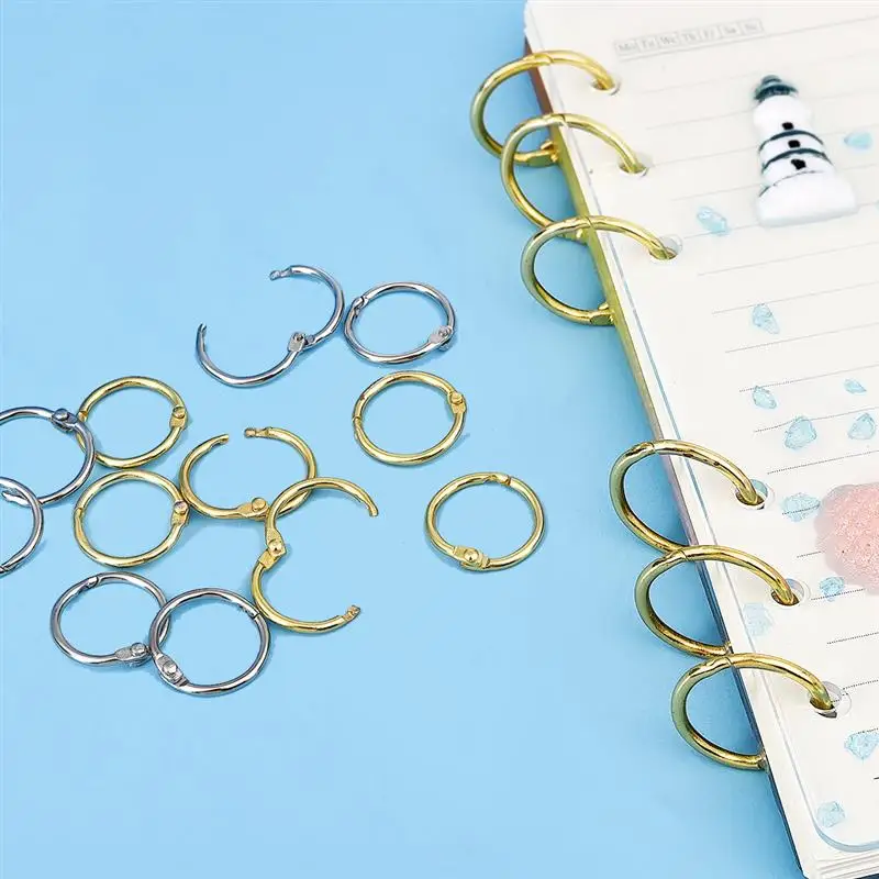 6 шт./компл. кольцевая переплетка скоросшиватель для книг альбомов обруч с