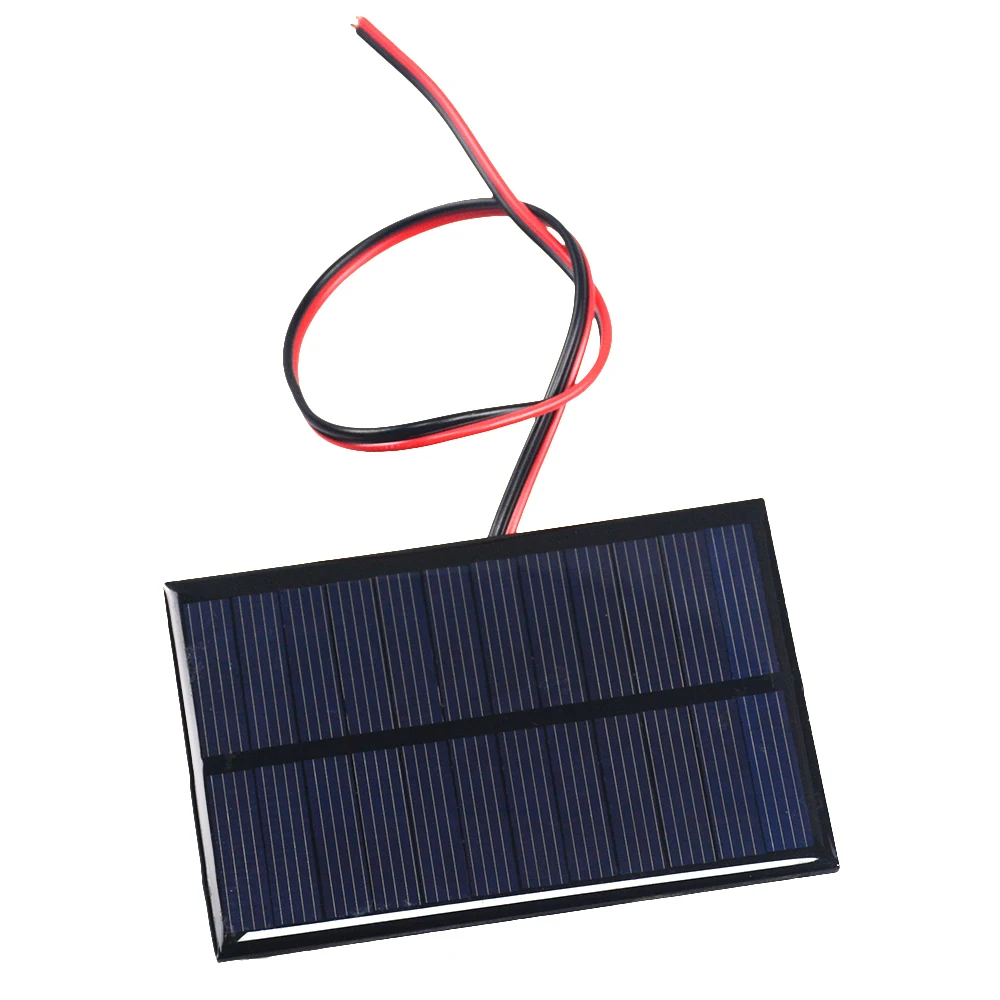 6V Solar Panel With 30 100 200CM Wire Mini System DIY For Battery Cell Phone Charger 0.6W 1W 1.1W 2W 3W 3.5W 4.5W 6W 10W | Обустройство