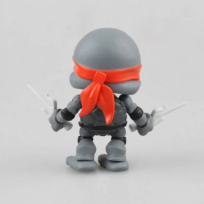 Cute 4-Super Movable Teenage Mutant Ninja Turtles Black Limited Edition Gray Battle Damage Version Two-Selectable Garage Kit
