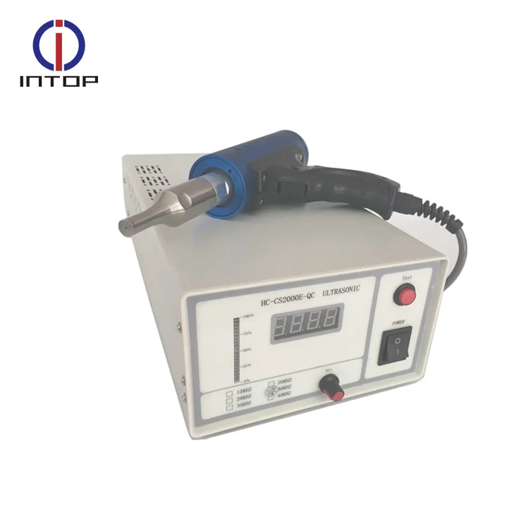 

Good price Hand Held Ultrasound Ultrasonic Welding Equipment For Shrink Film Fabric Riviting Welder