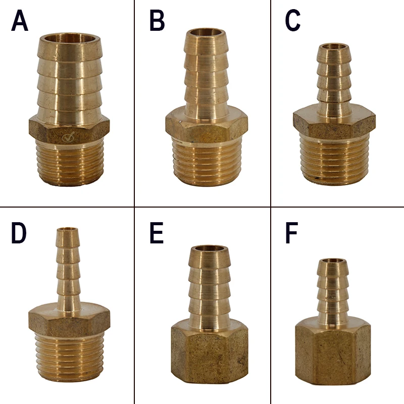 

Латунный шланг с зазубринами, фитинги NPT, бессвинцовая фурнитура для домашнего пивоварения