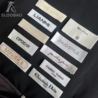 garment accessories custom clothing labels customized logo woven label tags labels name labels for clothing high quality