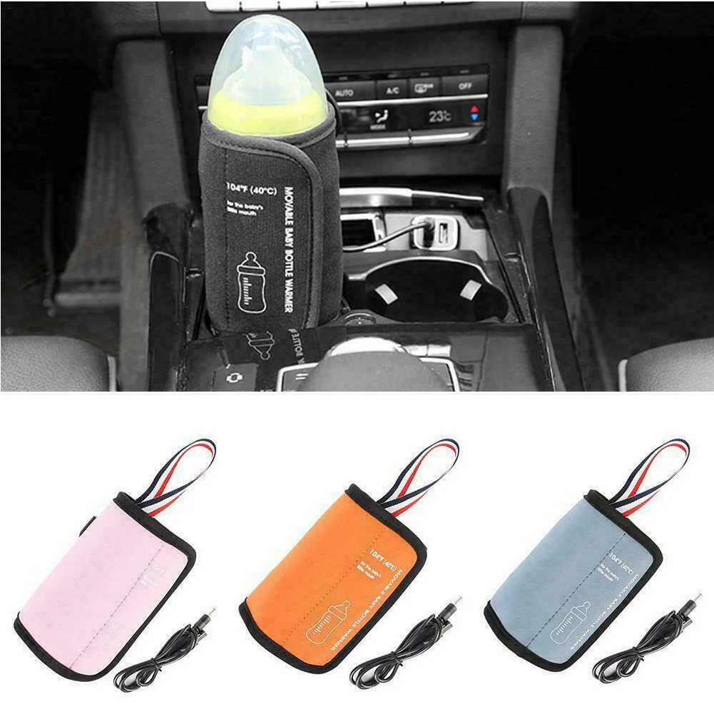 

Outdoor Thermostat Infant Car Thermal USB Heating Milk Bag Travel Storage Baby Bottle Warmer Portable Insulation Nursing Feeding
