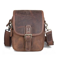 crossbody bag for man 2021 genuine leather small mini casual fashion travel vintage shoulder bags male
