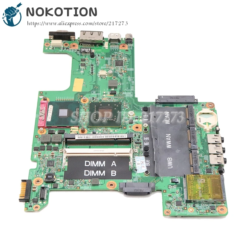 Материнская плата NOKOTION для ноутбука Dell Inspiron 1525 материнская 965GM DDR2 свободный ЦП CN