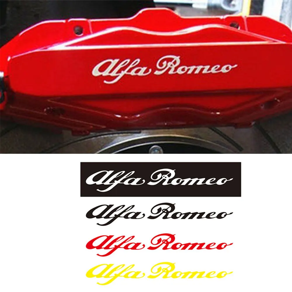 Виниловые наклейки для тормозных суппортов Alfa Romeo HI-TEMP 4 шт. | Автомобили и
