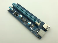 ver006c riser card pci e 1x to 16x pci express riser usb 3 0 cable sata to 6pin ide power supply for btc mining miner antminer
