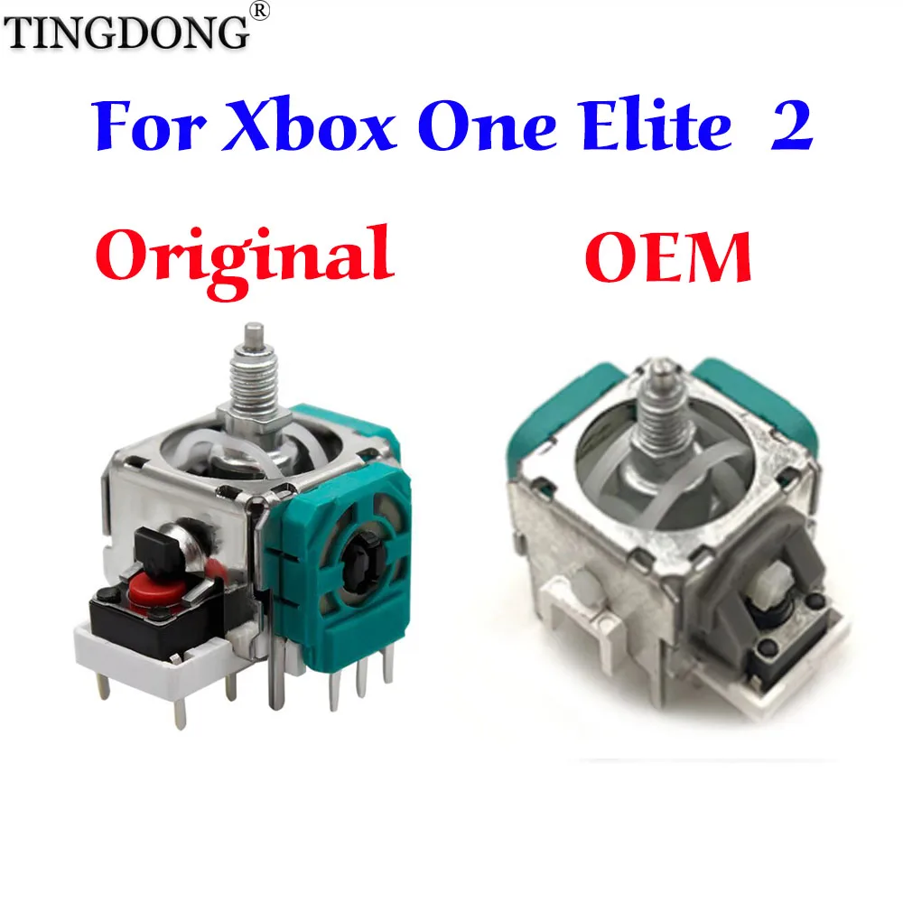 

1 шт. оригинальный или OEM аналоговый джойстик, 3D аналоговый стик для контроллера Xbox One Elite серии 2 2-го поколения