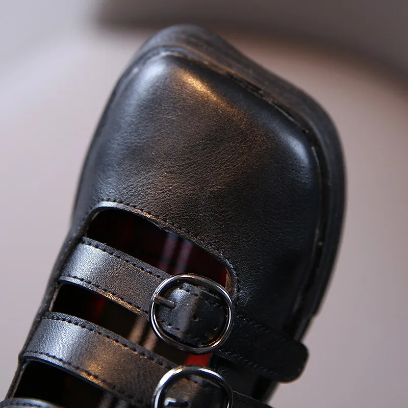 Детские римские сандалии новинка 2020 обувь для девочек детские черные из