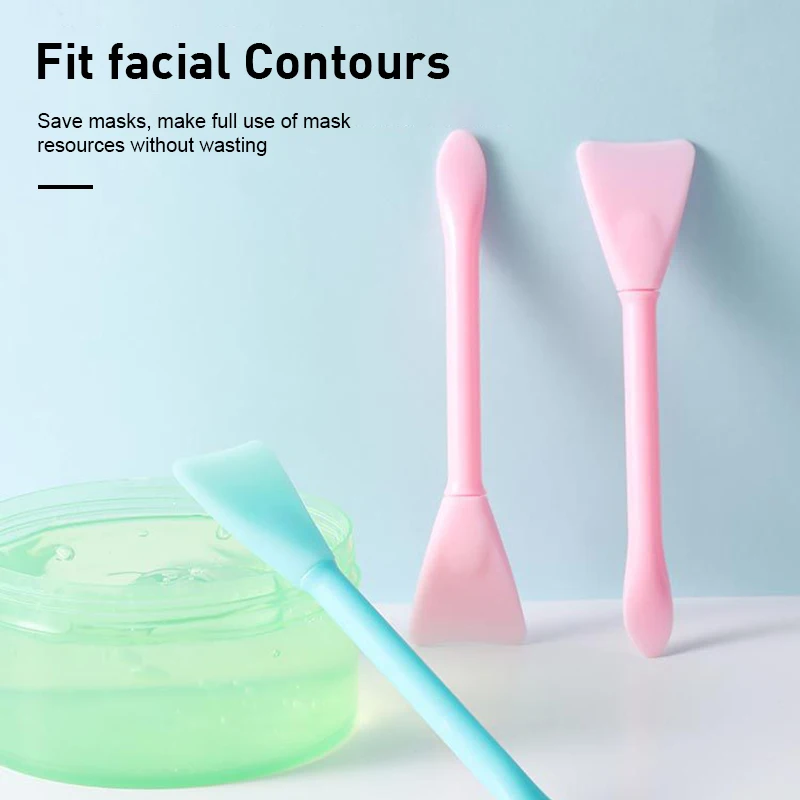 

1 шт. Новая Профессиональная Кисть для макияжа с двумя головками, дизайнерская кисть для маски для лица, портативная уличная женская кисть д...