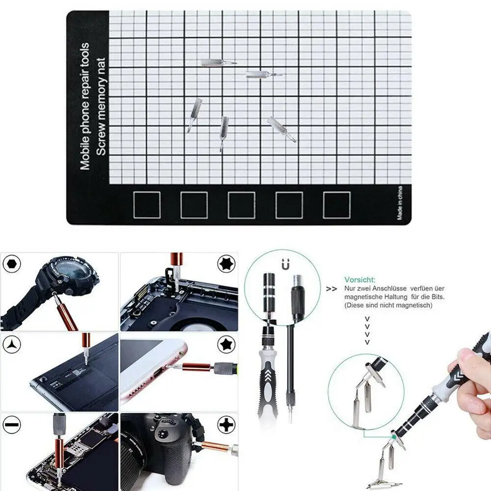 115 в 1 ремонтные Отвертки Набор инструментов ручка водителя магнитные биты для