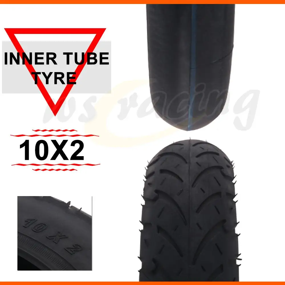 10*2 Inch Heavy Duty Inner Tube outer Tyre Pneumatic Tire wheel Thicker Inflation For Electric Scooter Go karts ATV Quad | Автомобили и
