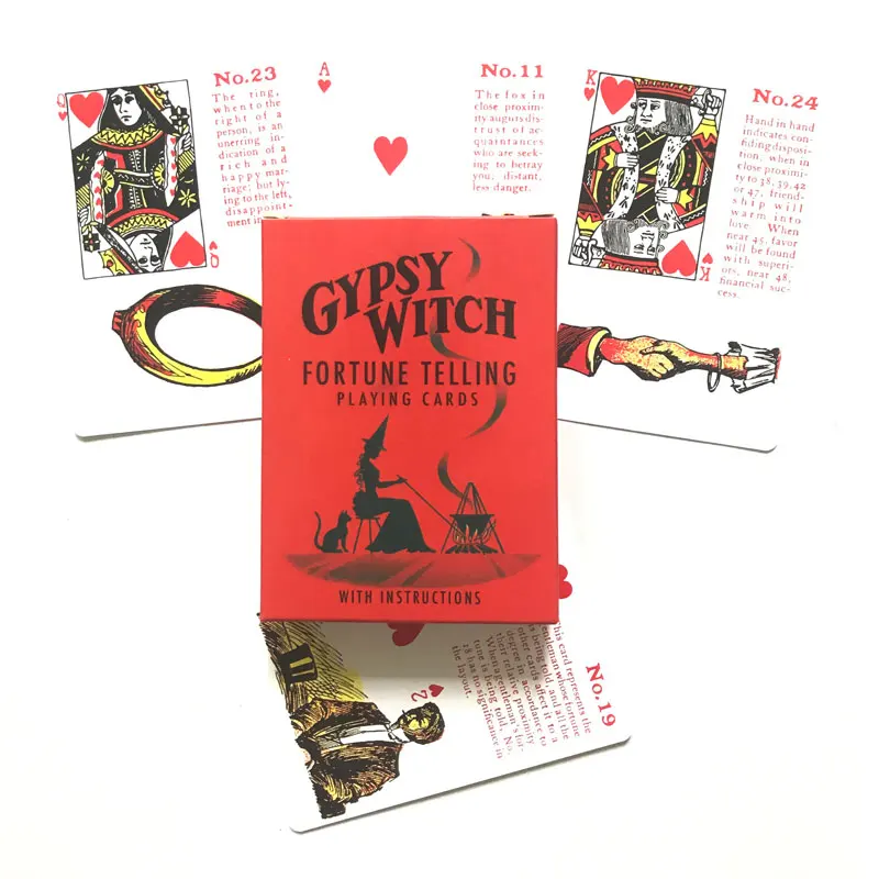 

Gypsy Witch Tarot Card Oracle Card Entertainment Party Cards Board Game 55Cards Tarot And A Variety Of Tarot Options