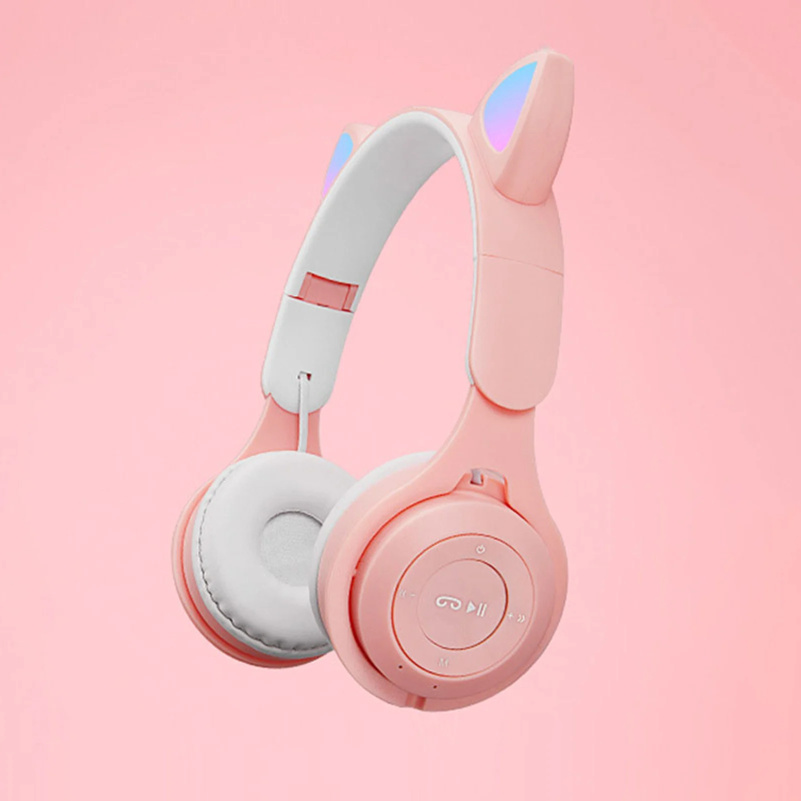 Симпатичные кошачьи ушки беспроводные наушники Bluetooth 5 0 игровая гарнитура