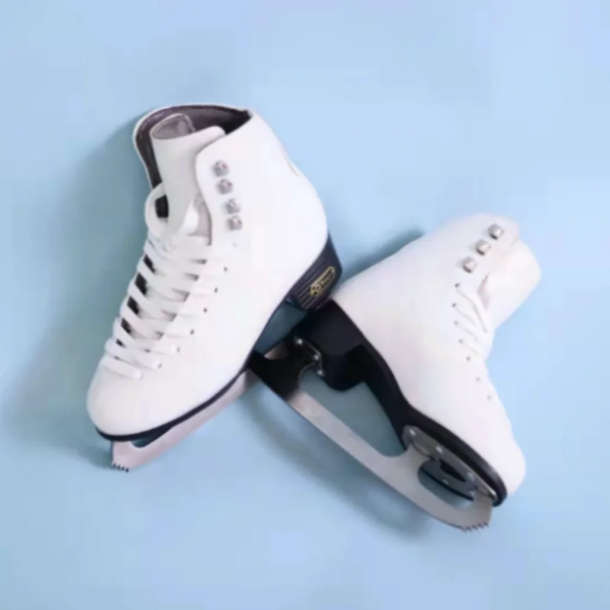 Skating shoes training ice knife shoes men and women children adult beginner speed slide-like ice equipment warm skates