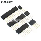 10 шт 2,54 мм Однорядная Женская длинная на булавке 11 мм аварийное отсоединение печатной платы штыревой разъем 234681015PIN для Arduino