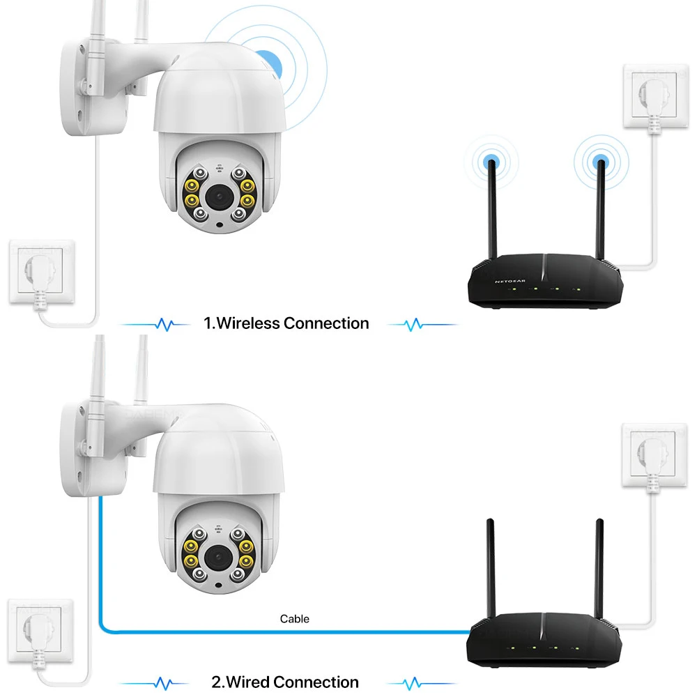 4K 8MP Wireless IP Camera Outdoor Security Wifi PTZ 5MP HD Auto Tracking Video Surveillance CCTV P2P Onvif iCsee | Безопасность и