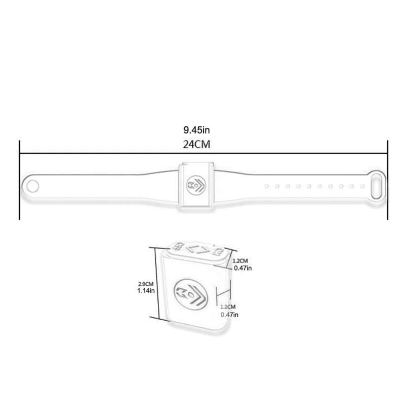 

Mosquito Repellent Bracelet with Battery Insect Mosquito Killer Trap Repeller Anti Mosquito Wristband for Children Kids