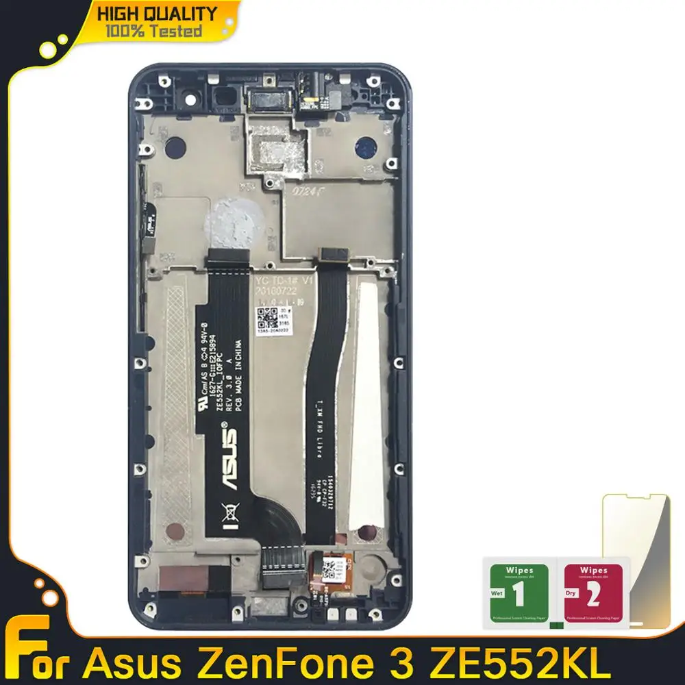 Запасные части LCDs дисплей для Asus Zenfone 3 ZE552KL Z012D Z012DC Z012DE Lcd с рамкой кодирующий