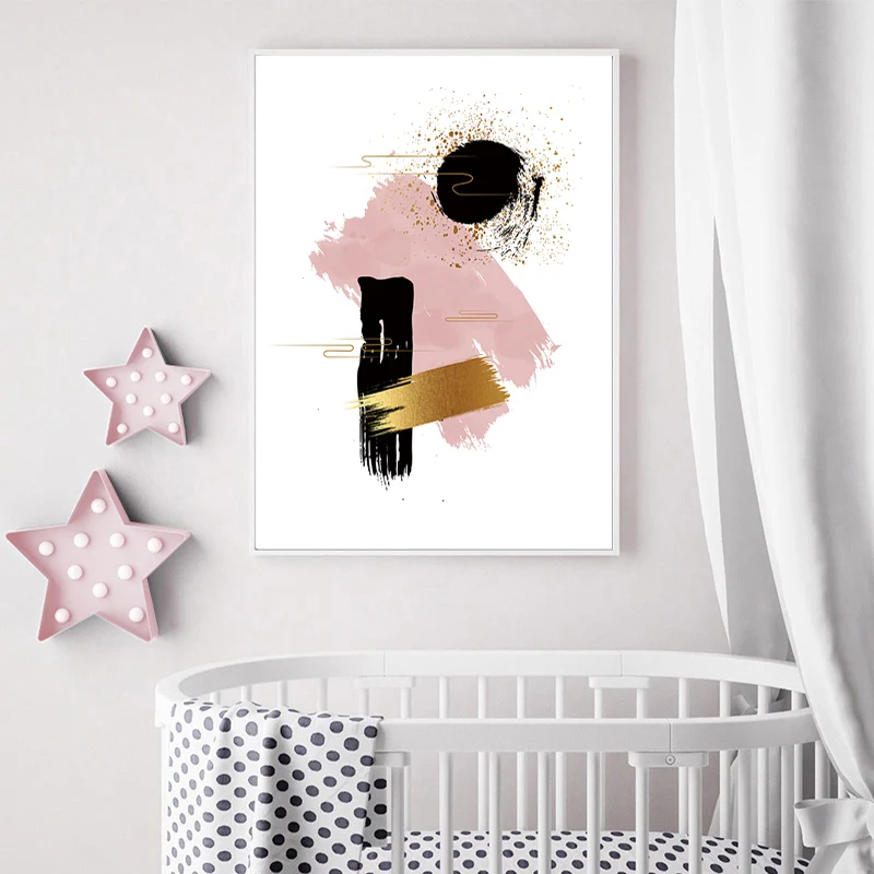 

Pink Scandinavian Wall Art Beautiful Bedroom Decor Pictures Printed Posters Prints Ebay Etsy Dropship Home Decor Canvas Painting